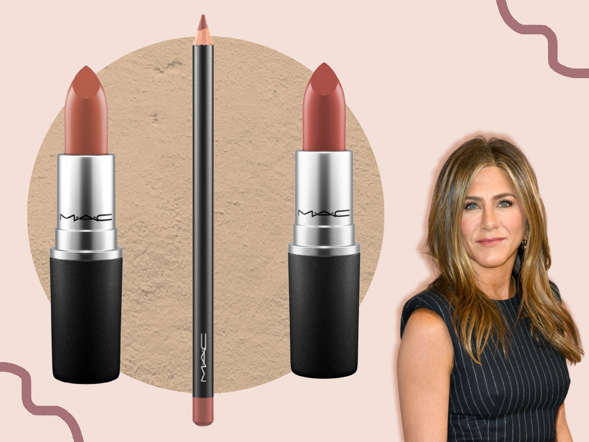 Jennifer Aniston wore these Mac lipsticks as Rachel Green in